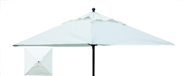  Model 900FMA-SQ 9' Fiberlite Square Market Style-Acrylic Fabric Umbrella 