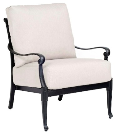  Model W4Q0406 Palazzo Cast Aluminum Deep Seating Lounge Chair 